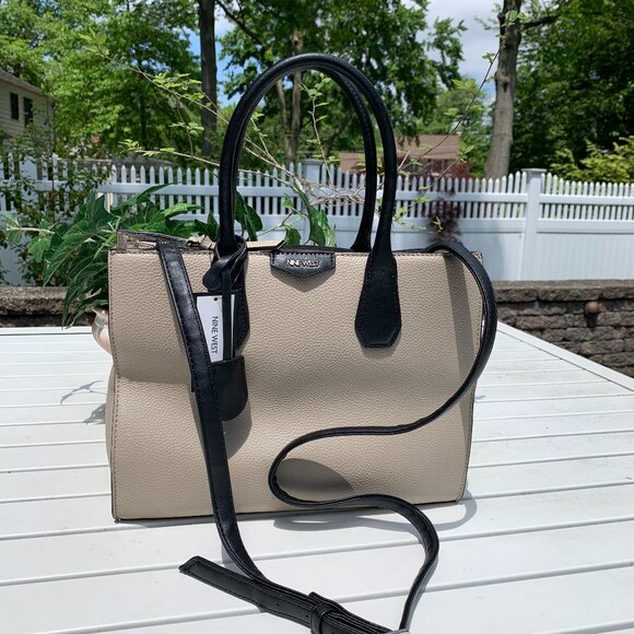 NINE WEST Jemima Tote Crossbody Purse Hand Bag - Picture 1 of 14